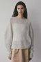 【予約販売】モヘアメッシュニットプルオーバー ハー/HER.
