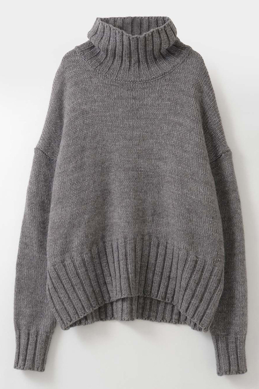 ハー/HER.の【予約販売】WOOLブレンドハイネックニット(チャコールグレー/7064514)