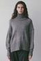 【予約販売】WOOLブレンドハイネックニット ハー/HER.