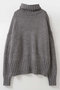 【予約販売】WOOLブレンドハイネックニット ハー/HER.
