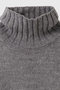 【予約販売】WOOLブレンドハイネックニット ハー/HER.
