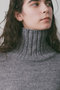 【予約販売】WOOLブレンドハイネックニット ハー/HER.
