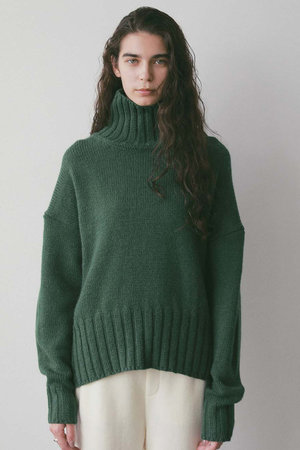 ハー/HER.の【予約販売】WOOLブレンドハイネックニット(110300/110301)