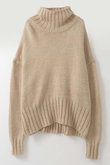 WOOLブレンドハイネックニット