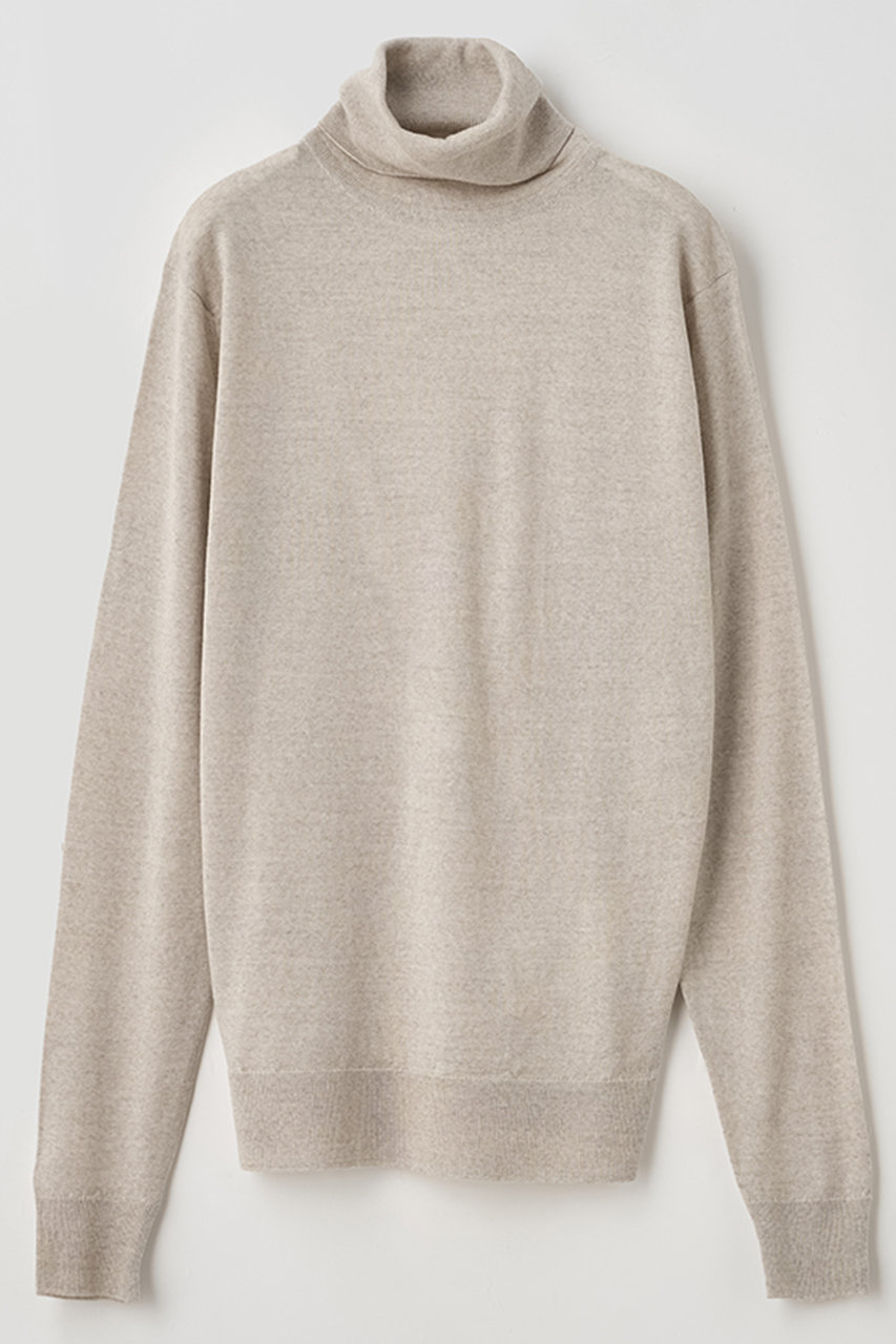 ジョン スメドレー/JOHN SMEDLEYの LENA | タートルネック長袖プルオーバー | 30G MODERN FIT(GREY FLEECE/L0248LENA00)