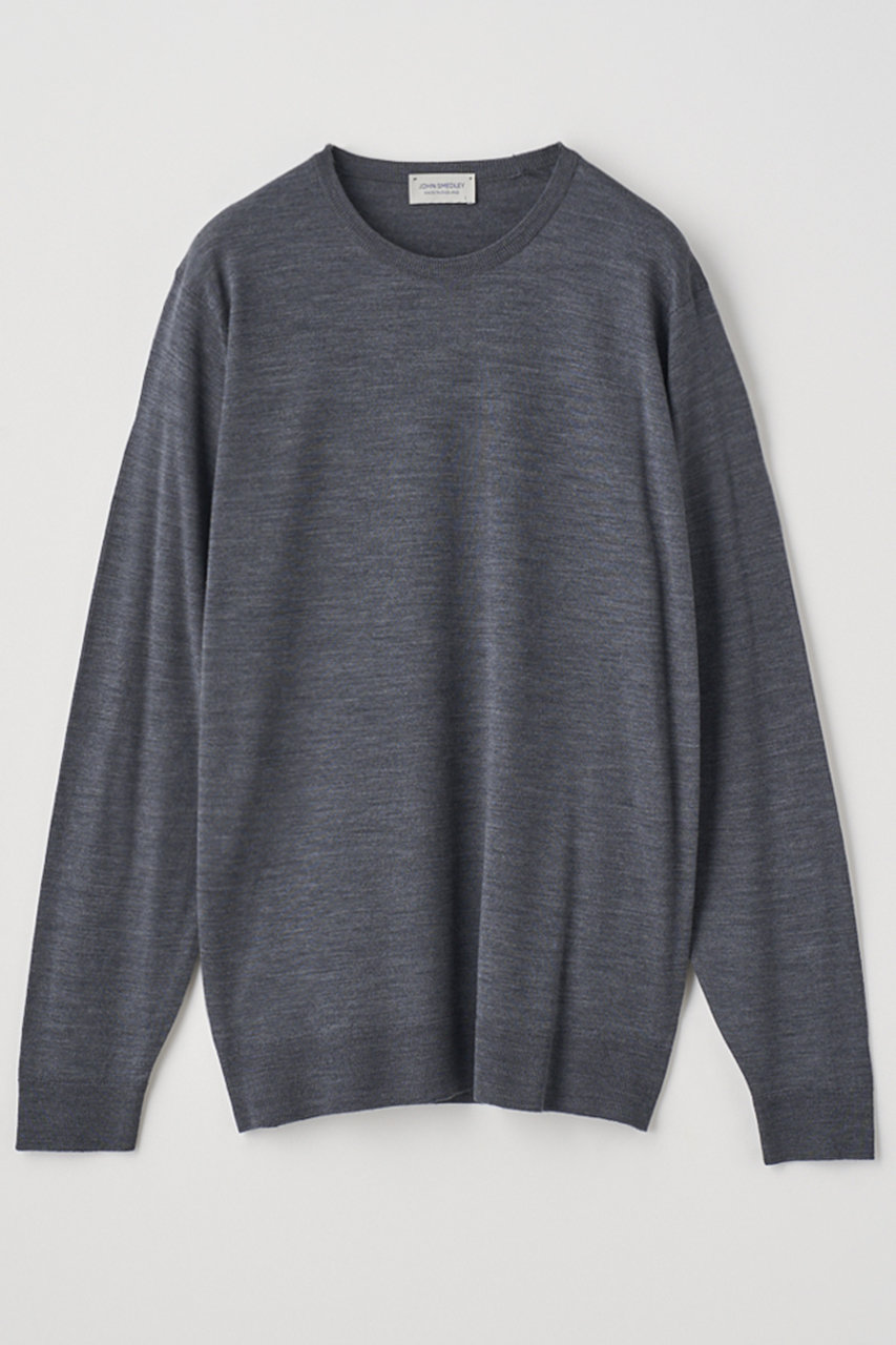 ジョンスメドレー/JOHN SMEDLEYの【MEN】クルーネック長袖ニットプルオーバー | SCANLAN | 30G MODERN FIT(CHARCOAL/L0246SCANL0)