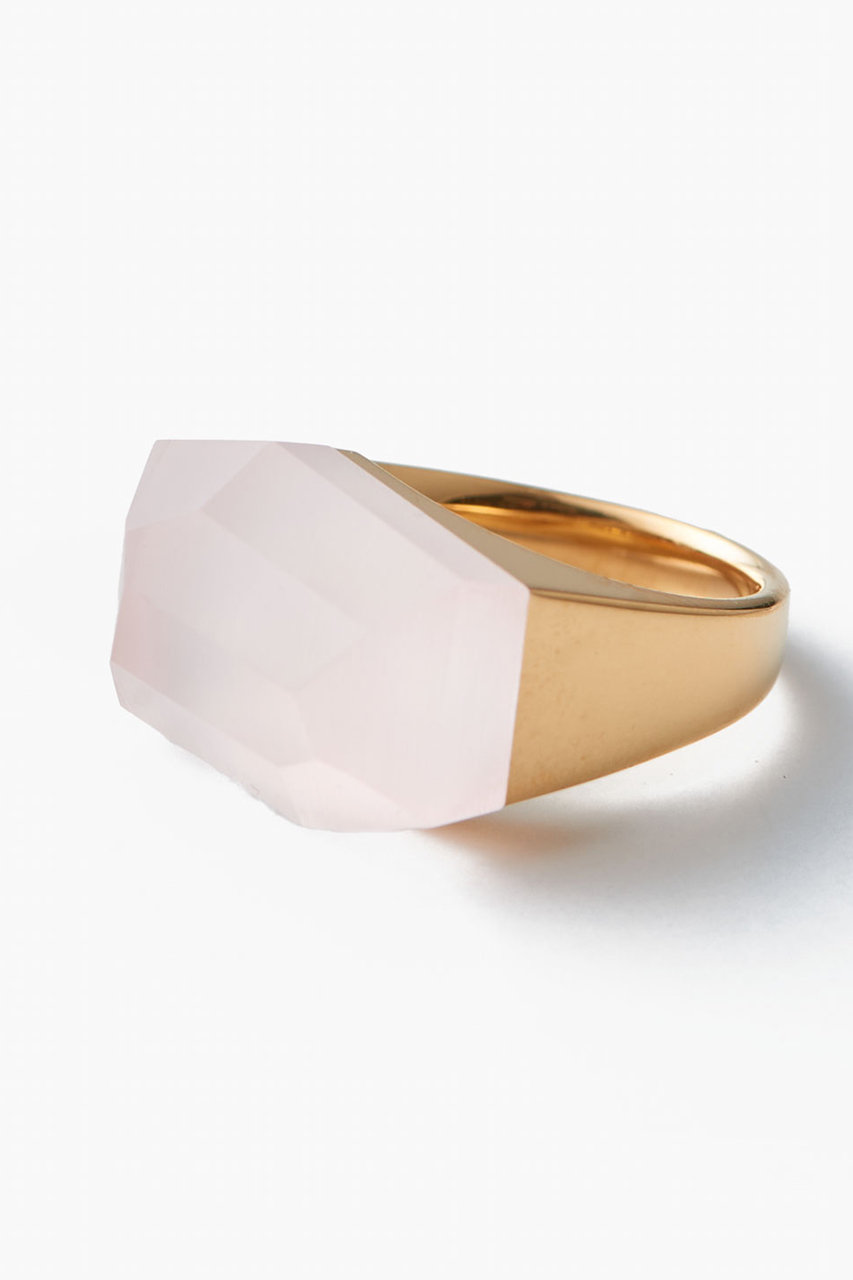 【bororo】Rock リング Rose Quartz