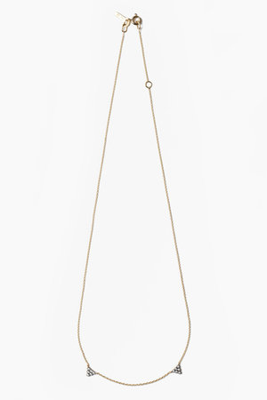 ESCAPERS AN OTHER WORLD/【YANNIS SERGAKIS】Two Triangle ネックレス