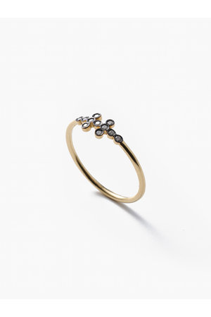 エスケーパーズ アナザーワールド/ESCAPERS AN OTHER WORLDの【YANNIS SERGAKIS】Two Lines Diamond リング(150400/150401)