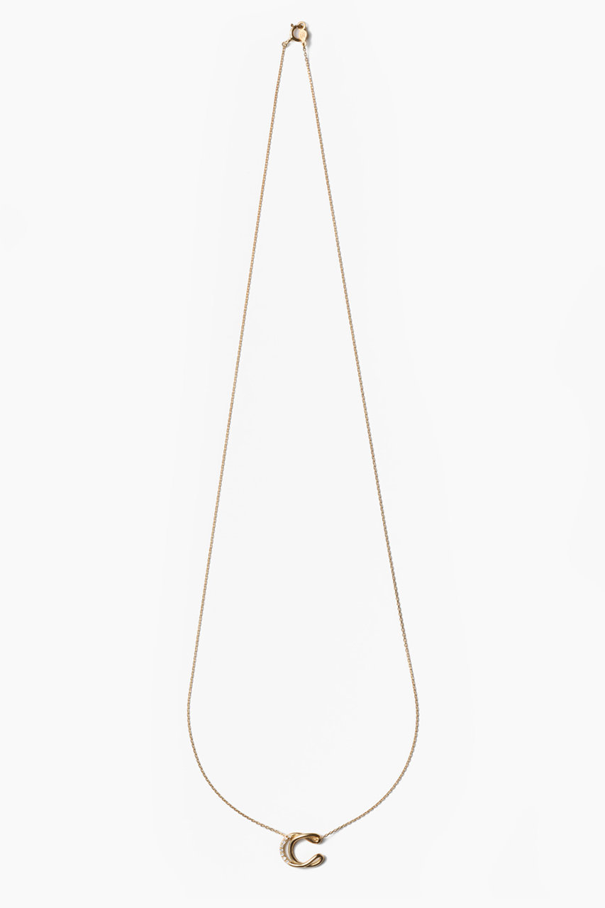 ESCAPERS AN OTHER WORLD 【Charlotte Chesnais】COLLIER LETTRE ネックレス (C, ONE SIZE) エスケーパーズ アナザーワールド ELLE SHOP