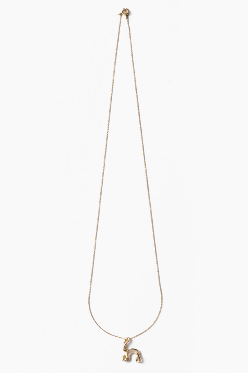 ESCAPERS AN OTHER WORLD 【Charlotte Chesnais】COLLIER LETTRE ネックレス (H, ONE SIZE) エスケーパーズ アナザーワールド ELLE SHOP