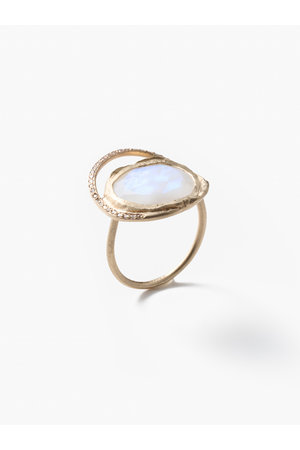 ESCAPERS AN OTHER WORLD/【Pascale Monvoisin】GAIA リング （ムーンストーン）