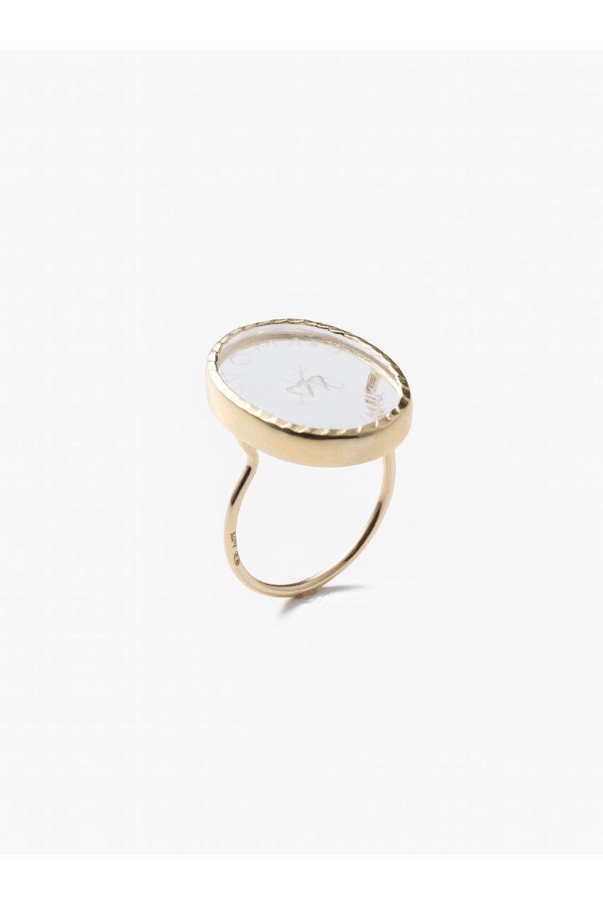 ESCAPERS AN OTHER WORLD 【Pascale Monvoisin】L'AMOUR リング(クリスタル) (イエローゴールド, EU52(約12号)) エスケーパーズ アナザーワールド ELLE SHOP ESCAPERS AN OTHER WORLD 【Pascale Monvoisin】L'AMOUR リング(クリスタル) (イエローゴールド, EU52(約12号)) エスケーパーズ アナザーワールド ELLE SHOP