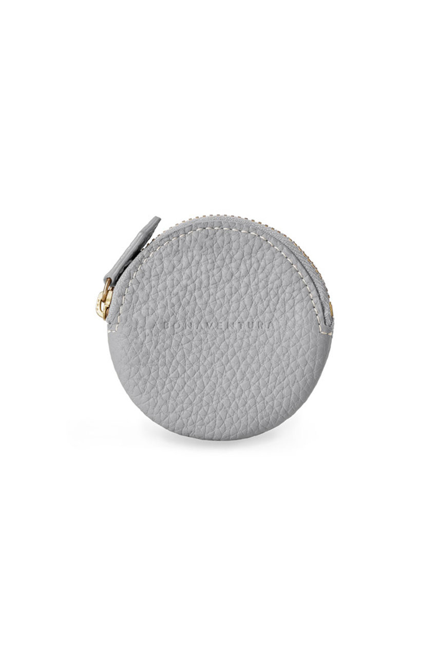 ボナベンチュラ/BONAVENTURAの【UNISEX】ラウンド コインケース シュリンクレザー(トゥルーグレー/BCCT3-OR)