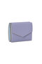 【UNISEX】スモール ウォレット シュリンクレザー ボナベンチュラ/BONAVENTURA ウィステリアパープル×アイスブルー