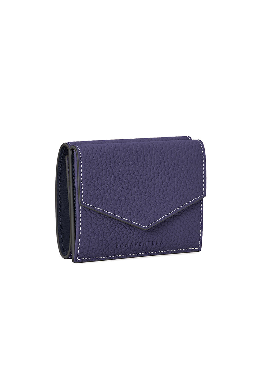 BONAVENTURA 【UNISEX】スモール ウォレット シュリンクレザー (インディゴ, F) ボナベンチュラ ELLE SHOP BONAVENTURA 【UNISEX】スモール ウォレット シュリンクレザー (インディゴ, F) ボナベンチュラ ELLE SHOP