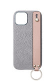 iPhone16 ハンドル付き バックカバーケース シュリンクレザー