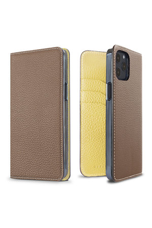 ボナベンチュラ/BONAVENTURAのiPhone12/12Pro ダイアリーケース シュリンクレザー(141000/141001)