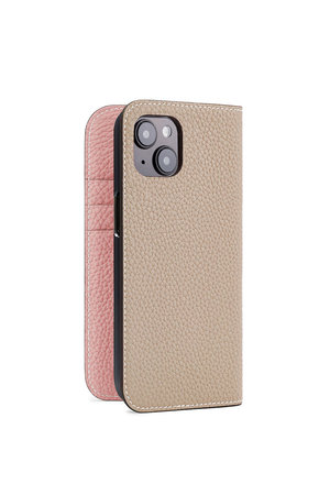 ボナベンチュラ/BONAVENTURAのiPhone15 ダイアリーケース シュリンクレザー(141000/141001)