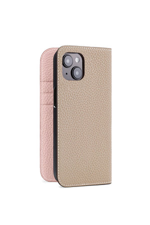 ボナベンチュラ/BONAVENTURAのiPhone15 ダイアリーケース シュリンクレザー(141000/141001)