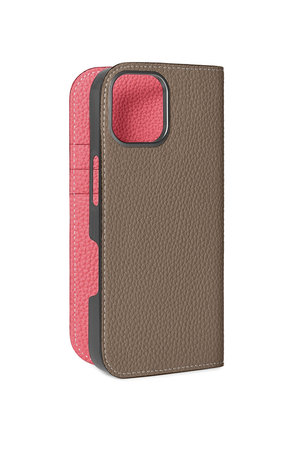 ボナベンチュラ/BONAVENTURAのiPhone16 ダイアリーケース シュリンクレザー(141000/141001)