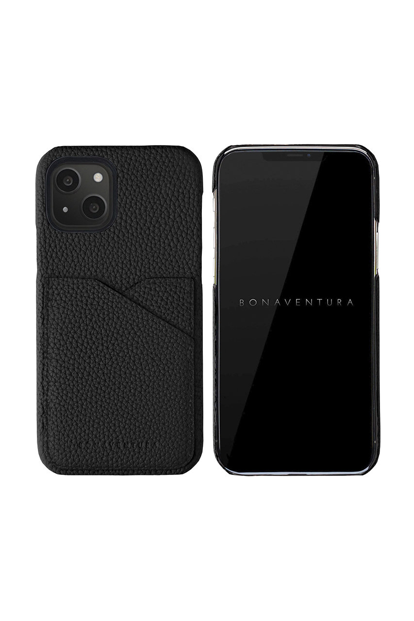 ボナベンチュラ/BONAVENTURAの【UNISEX】iPhone13 バックカバーケース ボッタラートレザー(ブラック/BPCT13P-BC)