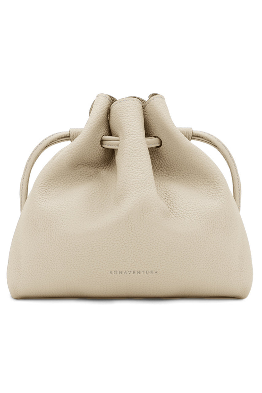 BONAVENTURA ノア バッグ シュリンクレザー (アイボリー, F) ボナベンチュラ ELLE SHOP BONAVENTURA ノア バッグ シュリンクレザー (アイボリー, F) ボナベンチュラ ELLE SHOP