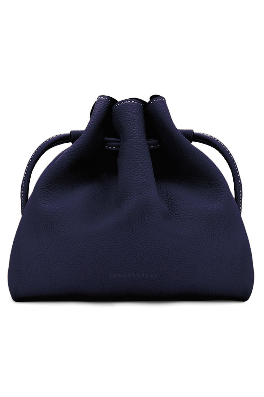 BONAVENTURA ノア バッグ シュリンクレザー (ネイビー, F) ボナベンチュラ ELLE SHOP BONAVENTURA ノア バッグ シュリンクレザー (ネイビー, F) ボナベンチュラ ELLE SHOP