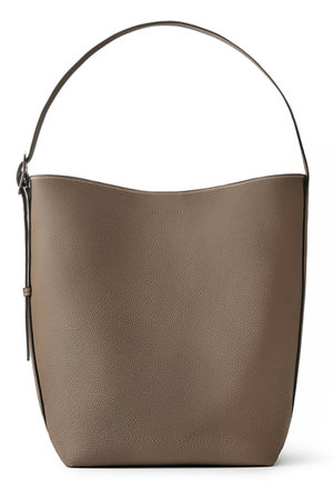 ボナベンチュラ/BONAVENTURAのミーナ バケットバッグ シュリンクレザー (ミディアム)(120600/120602)