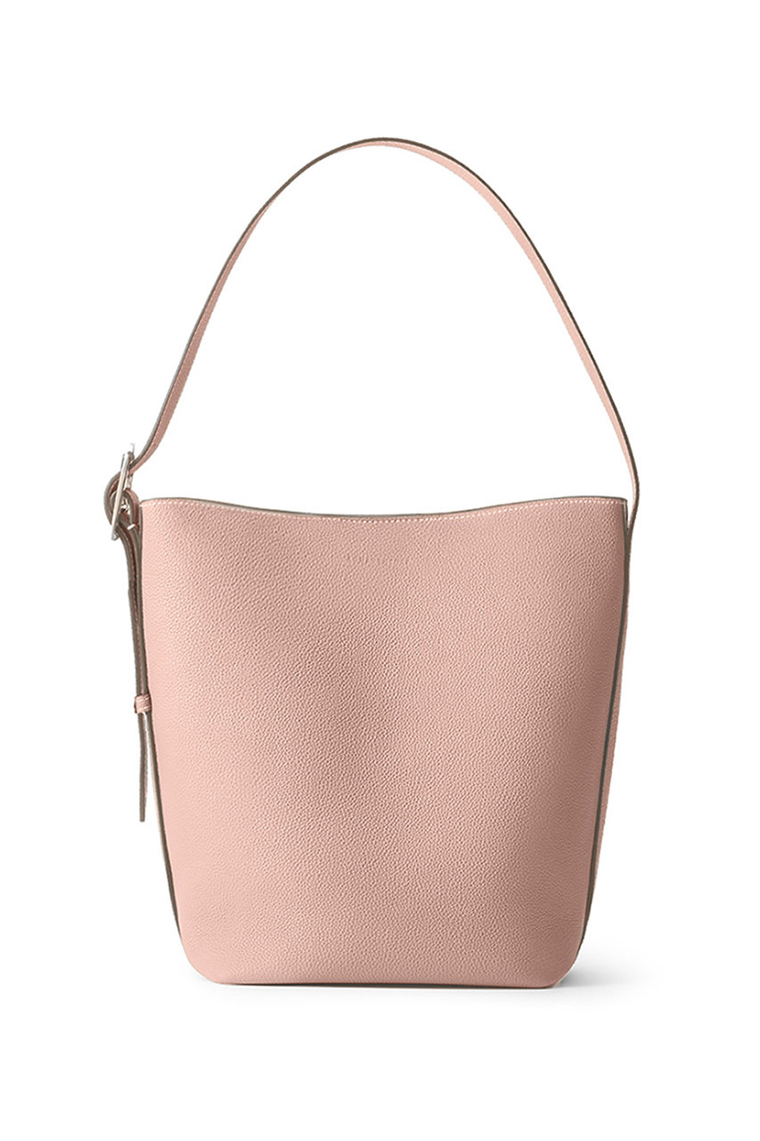 BONAVENTURA ミーナ バケットバッグ シュリンクレザー (スモール) (アーモンドピンク, F) ボナベンチュラ ELLE SHOP BONAVENTURA ミーナ バケットバッグ シュリンクレザー (スモール) (アーモンドピンク, F) ボナベンチュラ ELLE SHOP