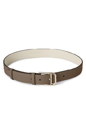 ボナベンチュラ/BONAVENTURAの30mm ブリッジバックルベルト シュリンクレザー × ノブレッサレザー(140500/140501)