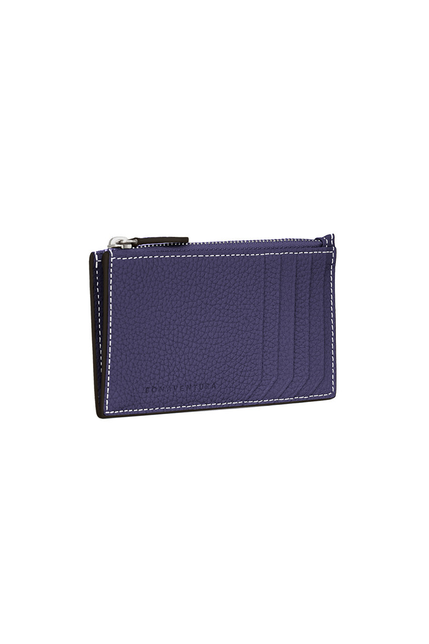 BONAVENTURA ミニジップ ウォレット シュリンクレザー (インディゴ, F) ボナベンチュラ ELLE SHOP BONAVENTURA ミニジップ ウォレット シュリンクレザー (インディゴ, F) ボナベンチュラ ELLE SHOP