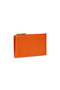 ミニジップ ウォレット シュリンクレザー ボナベンチュラ/BONAVENTURA オレンジ x エトープ