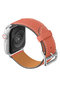 【UNISEX】ノービレ Apple Watch レザーバンド （アダプター：シルバー） テラコッタオレンジ S/Mサイズ ボナベンチュラ/BONAVENTURA