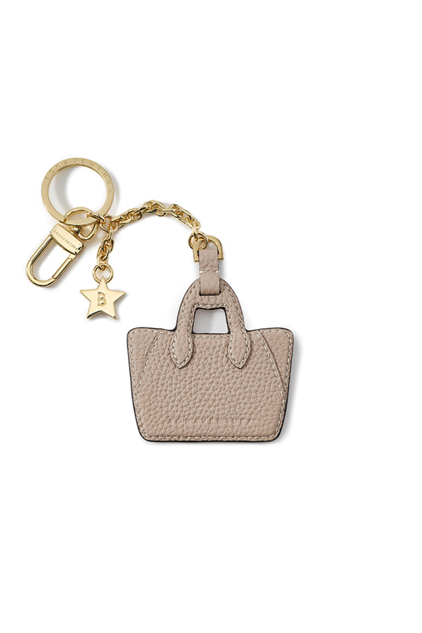 BONAVENTURA 【UNISEX】レザー ミア バッグ キーホルダー (グレージュ×シェル, F) ボナベンチュラ ELLE SHOP BONAVENTURA 【UNISEX】レザー ミア バッグ キーホルダー (グレージュ×シェル, F) ボナベンチュラ ELLE SHOP