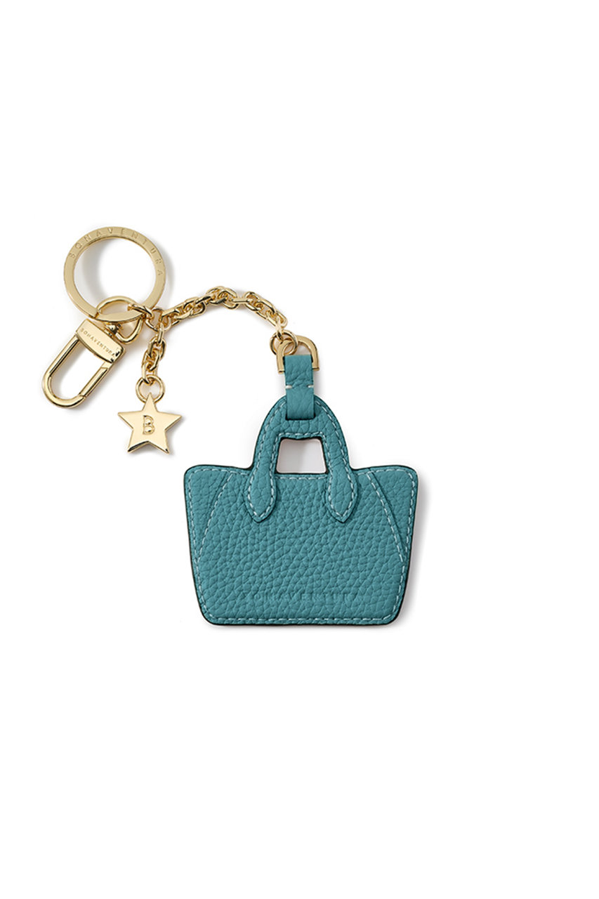 BONAVENTURA 【UNISEX】レザー ミア バッグ キーホルダー (シアン×グレージュ, F) ボナベンチュラ ELLE SHOP BONAVENTURA 【UNISEX】レザー ミア バッグ キーホルダー (シアン×グレージュ, F) ボナベンチュラ ELLE SHOP