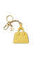 【UNISEX】レザー エマ バッグ キーホルダー ボナベンチュラ/BONAVENTURA イエロー×エトープ