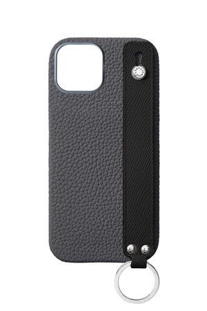 ボナベンチュラ/BONAVENTURAのiPhone17 ハンドル付き バックカバーケース シュリンクレザー