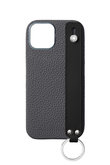 iPhone17 ハンドル付き バックカバーケース シュリンクレザー