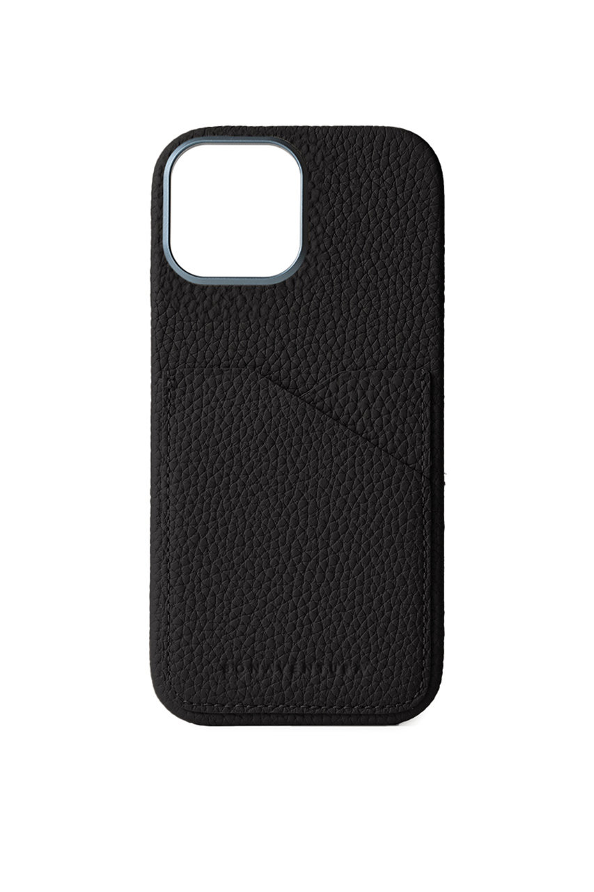 ボナベンチュラ/BONAVENTURAのiPhone17 バックカバーケース シュリンクレザー(ブラック/BPCT17P-OR)