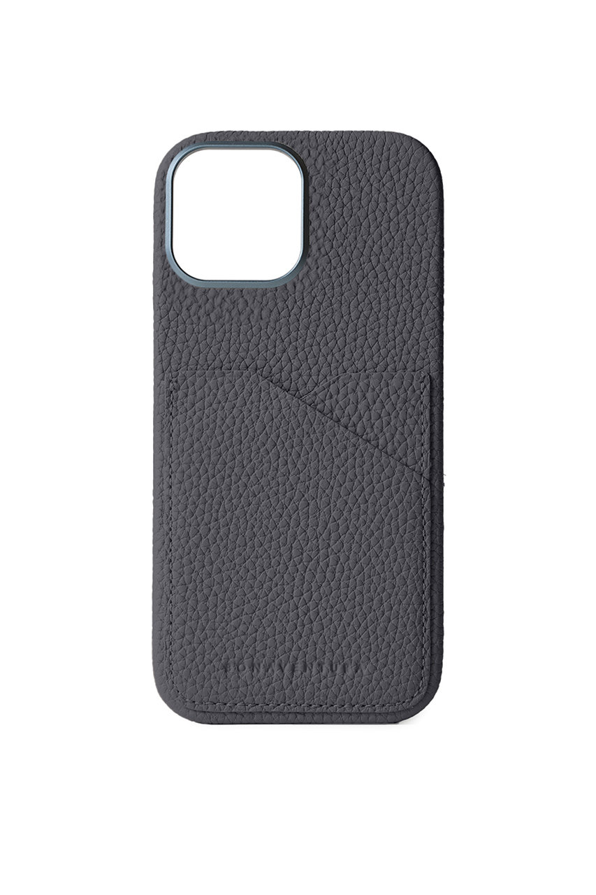 ボナベンチュラ/BONAVENTURAのiPhone17 バックカバーケース シュリンクレザー(チャコールグレー/BPCT17PET-WP)