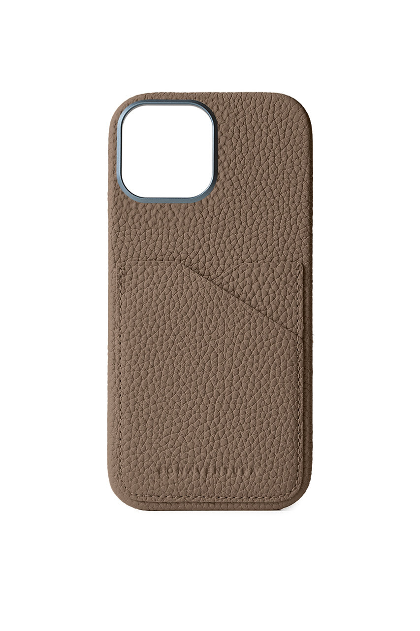 ボナベンチュラ/BONAVENTURAのiPhone17 バックカバーケース シュリンクレザー(エトープ/BPCT17P-OR)