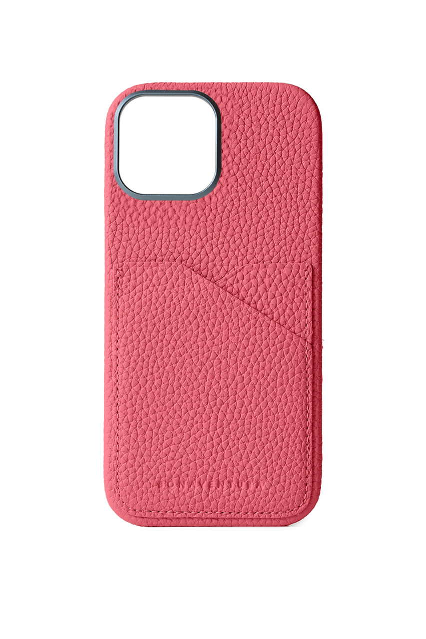 ボナベンチュラ/BONAVENTURAのiPhone17 バックカバーケース シュリンクレザー(アザレピンク/BPCT17P-OR)
