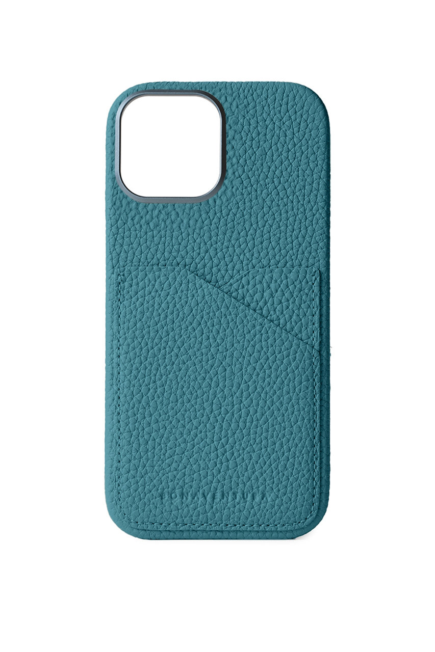 ボナベンチュラ/BONAVENTURAのiPhone17 バックカバーケース シュリンクレザー(ブルーシアン/BPCT17P-OR)