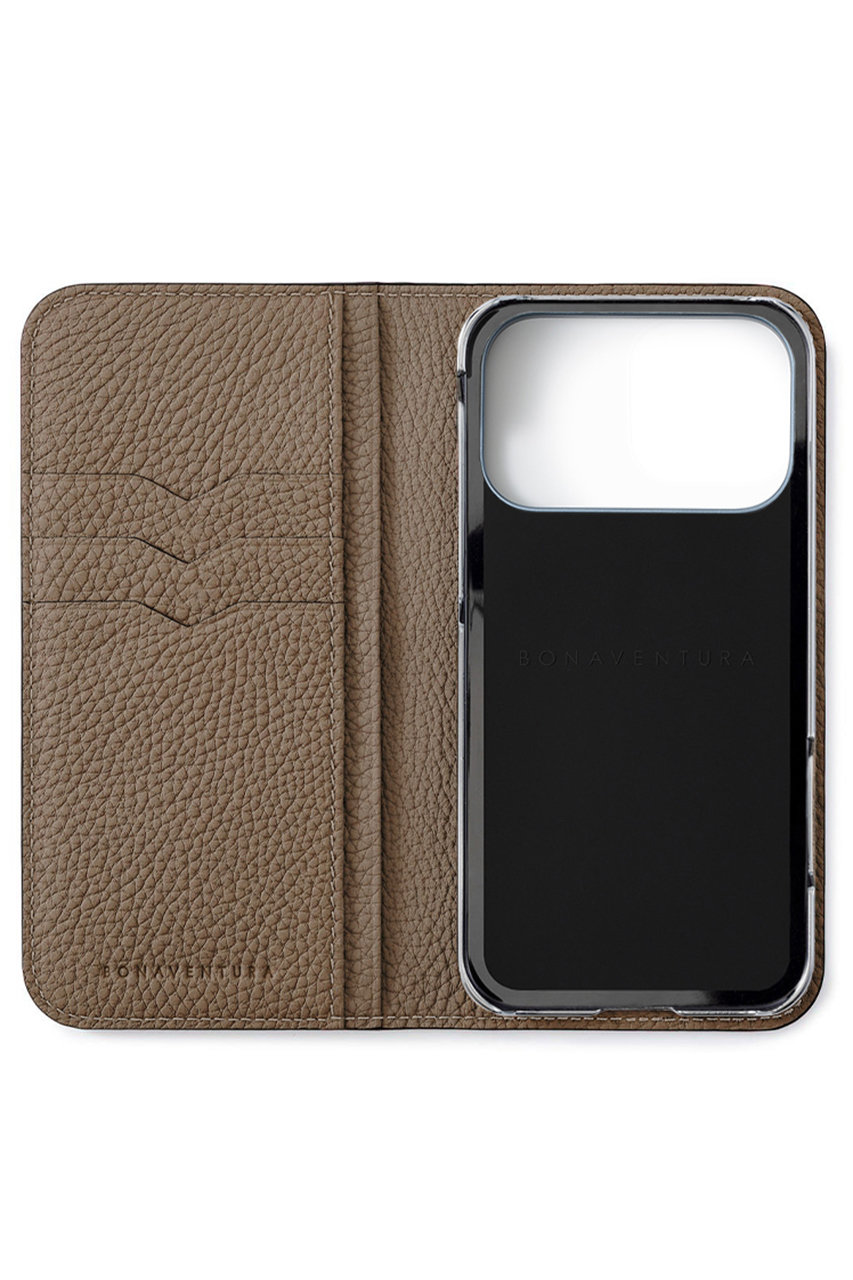 BONAVENTURA iPhone17用ケース ブラック iPhone 17) ダイアリーケース リザードエンボスレザー – BONAVENTURA