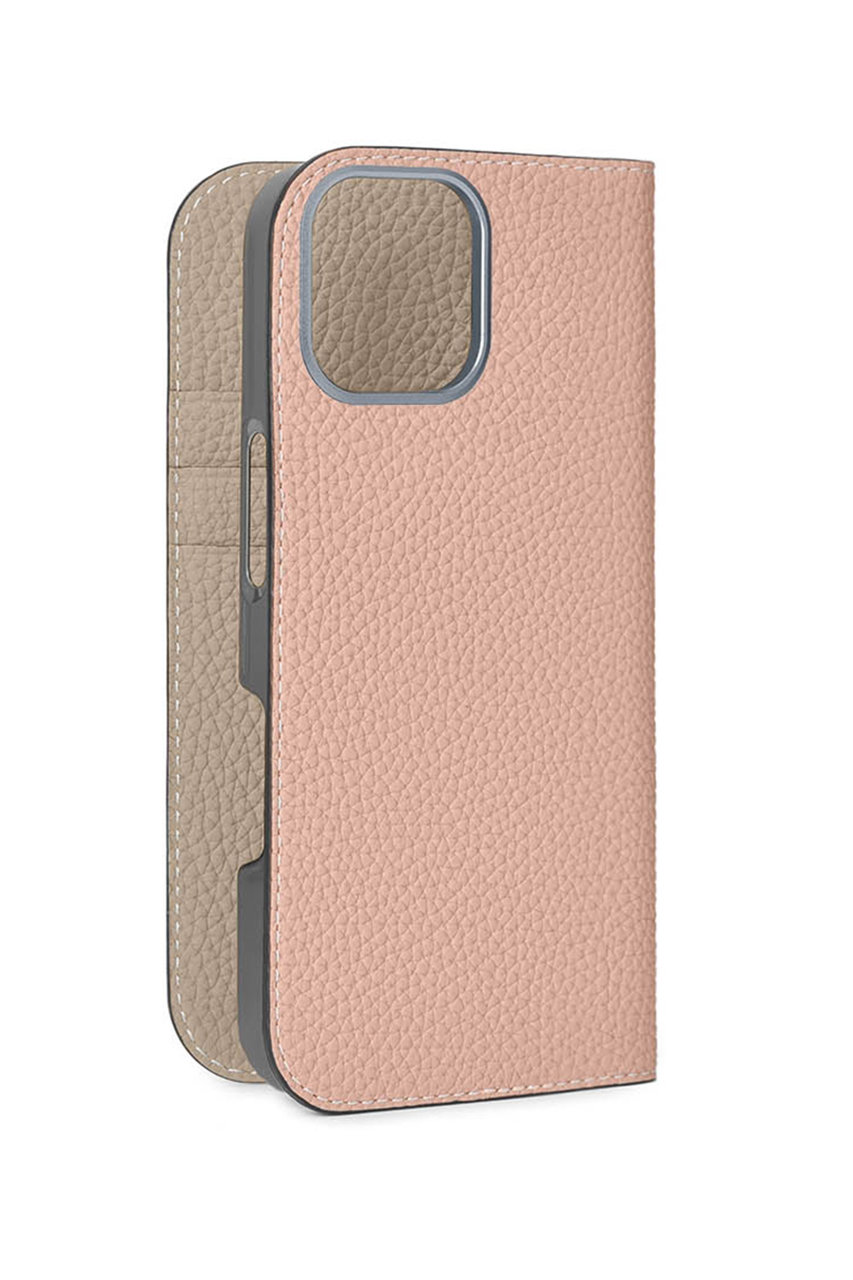 iPhone17 ダイアリーケース シュリンクレザー