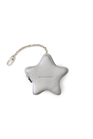 ミニポーチ チェーン付き シュリンクレザー