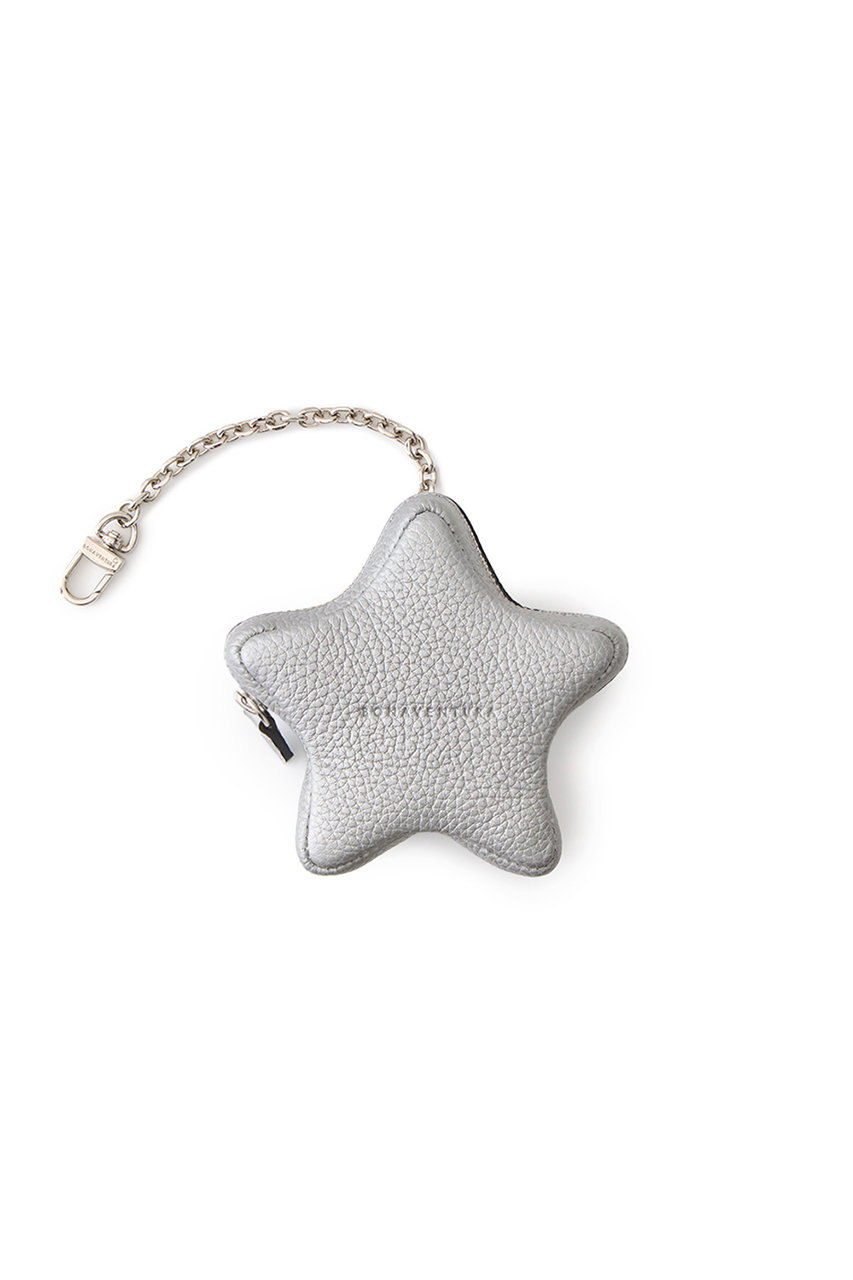 ボナベンチュラ/BONAVENTURAのミニポーチ チェーン付き シュリンクレザー(シルバー(スター)/BCCT10-SI)