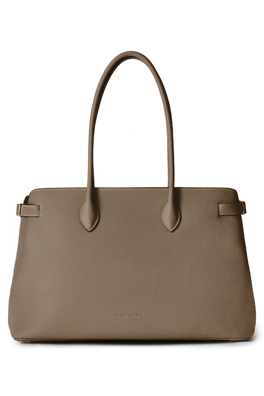 ボナベンチュラ/BONAVENTURAのクレア トートバッグ シュリンクレザー(エトープ/BBWT4-BK)