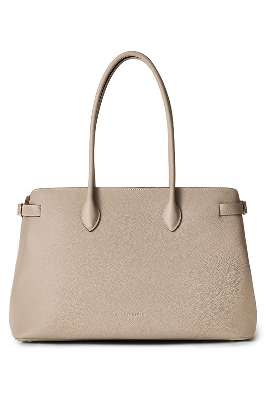 ボナベンチュラ/BONAVENTURAのクレア トートバッグ シュリンクレザー(グレージュ/BBWT4-BK)